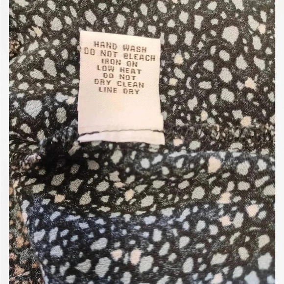 Habitat Button Down Long Sleeve Smock Top Size Small - Picture 7 of 10